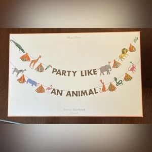Meri Meri Party Like an Animal Party Garland banner birthday